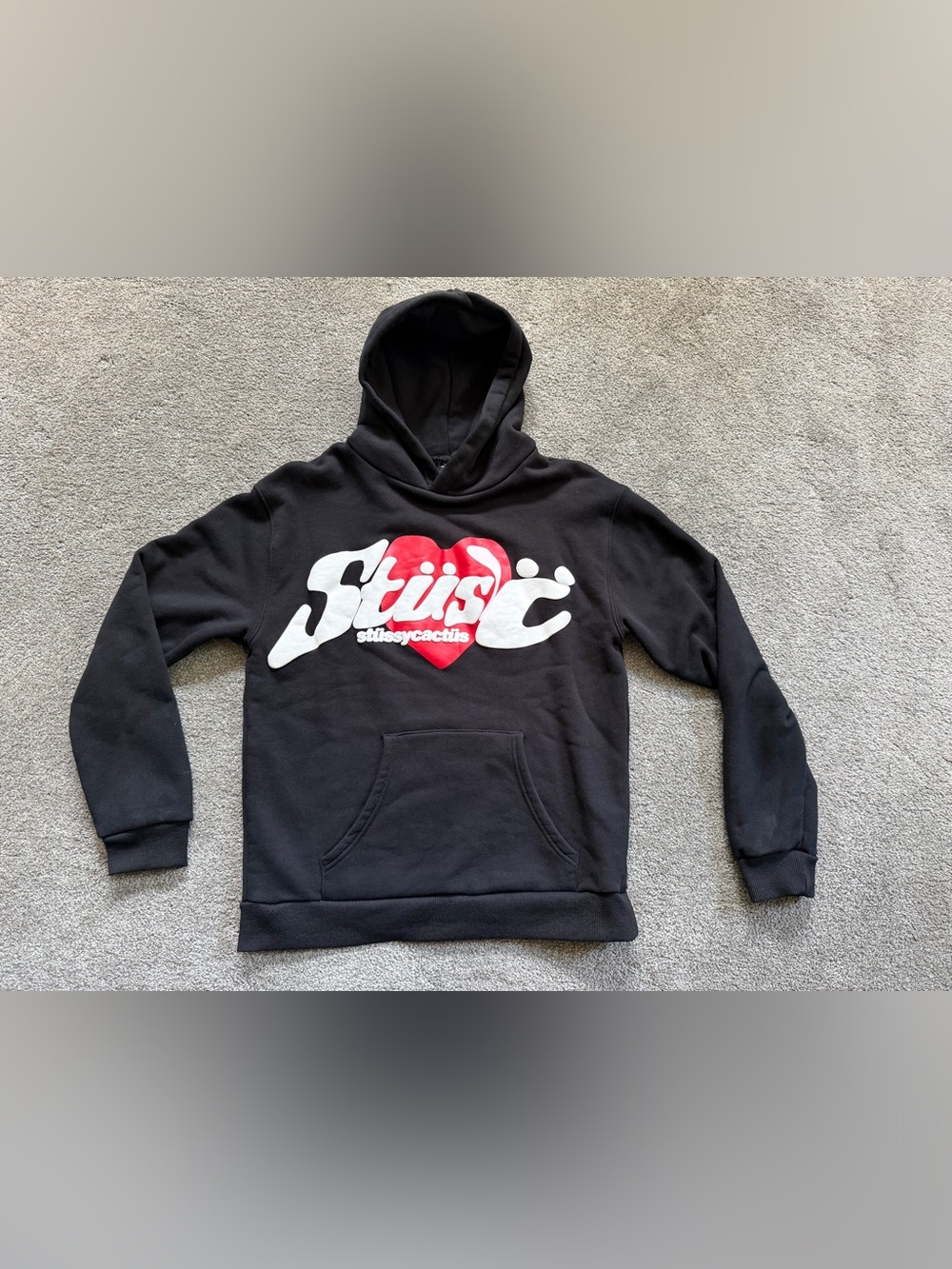 Stussy x Cactus Plant Flea Market
Heart Hoodie 'Black' size Medium
